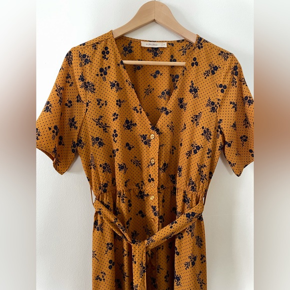 Rokoko Full Length Floral Maxi Dress - Picture 2 of 4